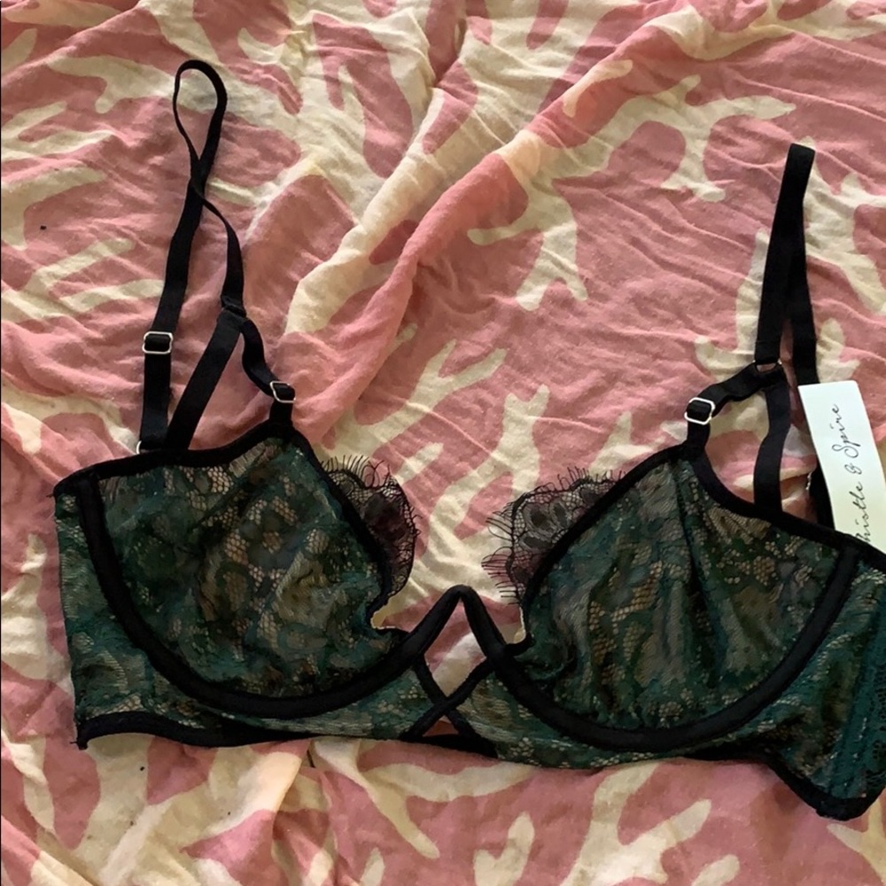 Thistle & Spire emerald green bra top